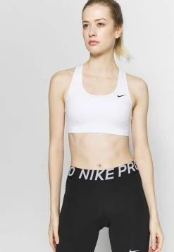 Nike Performance BRA - Medium Support Sports Bra - White/black