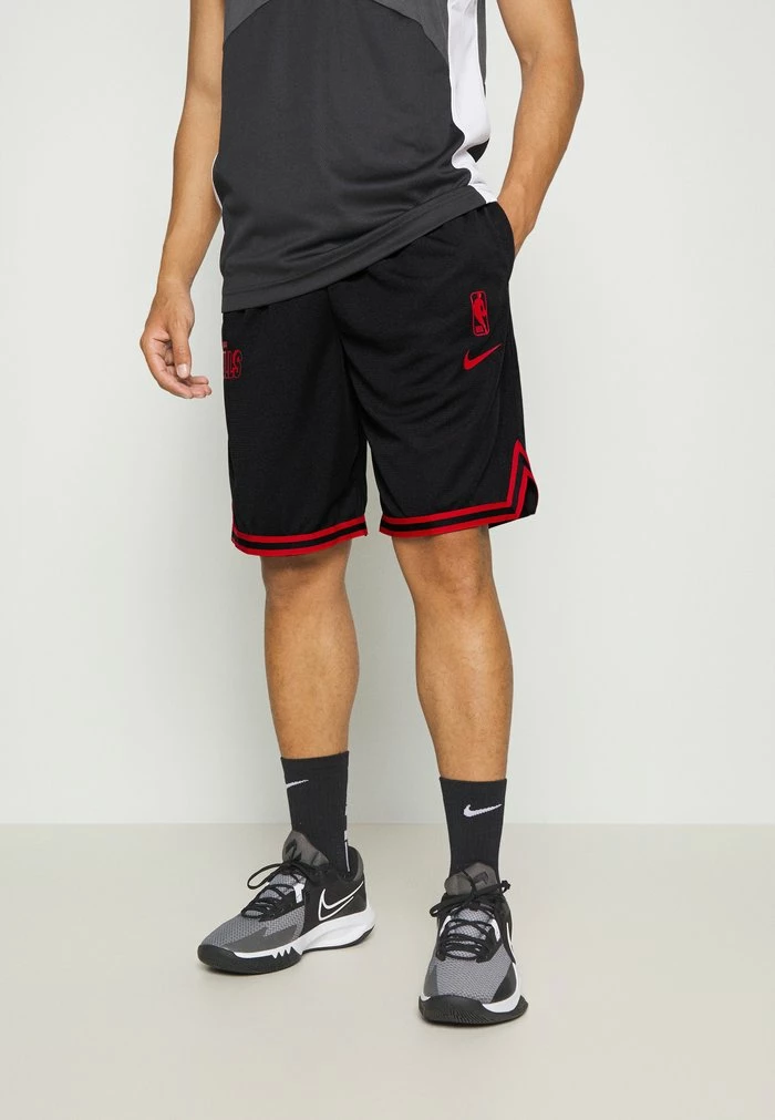 Nike Performance NBA CHICAGO BULLS - Shorts - Black/university Red/black 1 Nike Performance NBA CHICAGO BULLS - Shorts - Black/university Red/black