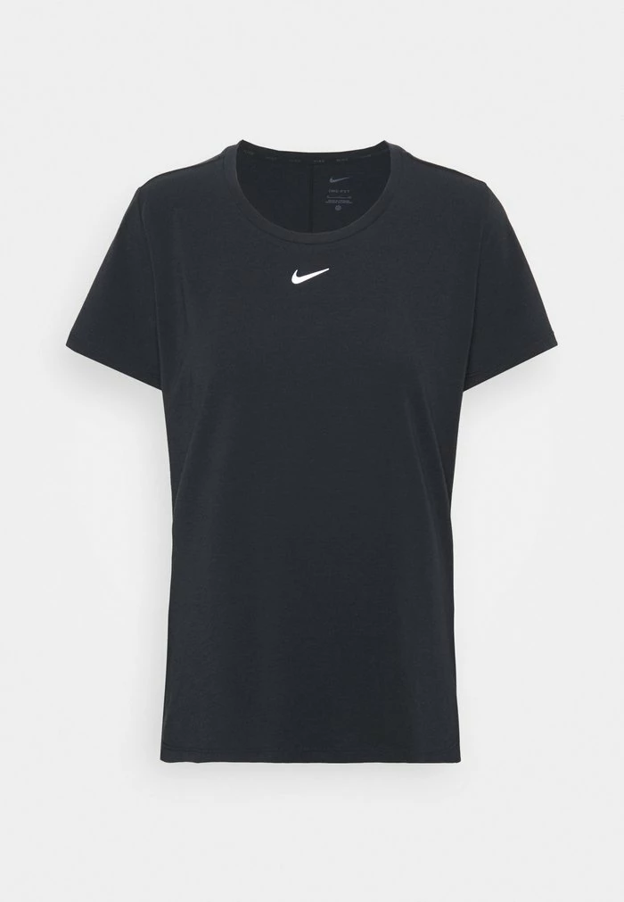 Nike Performance W NK ONE LUXE DF SS STD - Basic T-shirt - Black/silver 4 Nike Performance W NK ONE LUXE DF SS STD - Basic T-shirt - Black/silver - Image 4