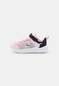 Nike Performance DOWNSHIFTER 12 NN TDV UNISEX - Neutral Running Shoes - Pink Foam/flat Pewter/black-white