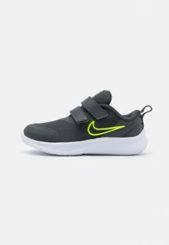 Nike Performance STAR RUNNER 3 UNISEX - Neutral Running Shoes - Dark Smoke Grey/black