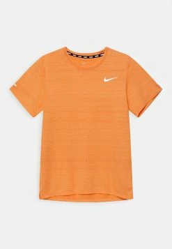 Nike Performance B NK DF SS MILER TOP UNISEX - Sports T-shirt - Orange Trance