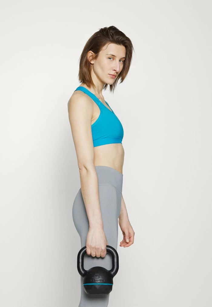 Nike Performance BAND BRA - Light Support Sports Bra - Laser Blue/laser Blue/white 4 Nike Performance BAND BRA - Light Support Sports Bra - Laser Blue/laser Blue/white - Image 4