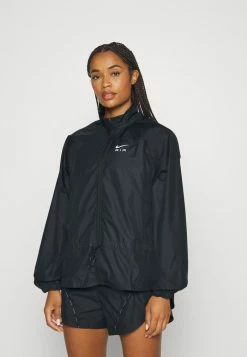 Nike Performance AIR JACKET - Running Jacket - Black/black/(reflective Silv)