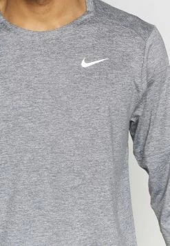 Nike Performance CREW - Long Sleeved Top - Smoke Grey/grey Fog/silver -Nike Performance store 02ebaaea672a4760977c646ea4bdae53