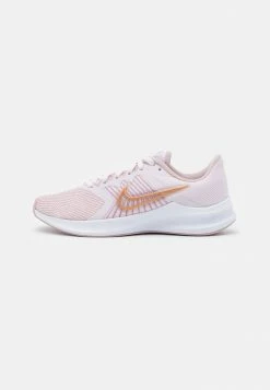Nike Performance DOWNSHIFTER 11 - Stabilty Running Shoes - Light Violet/metallic Red Bronze/champagne/white