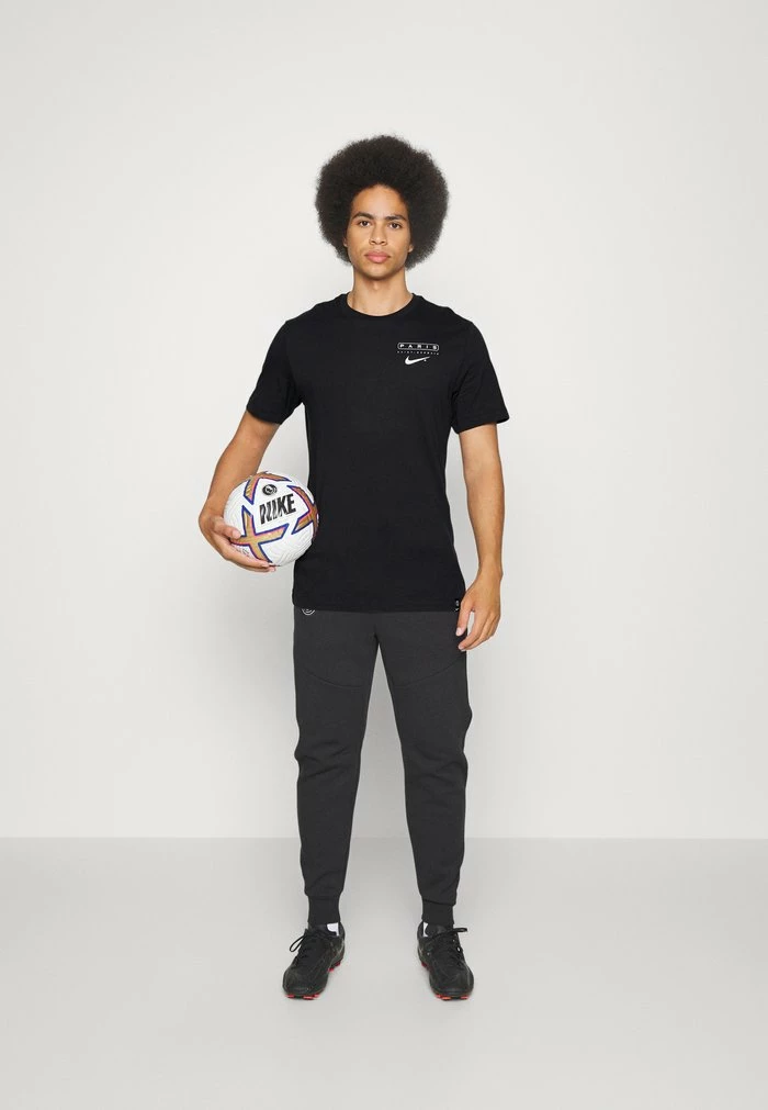 Nike Performance PARIS ST GERMAIN TEE - Club Wear - Black 2 Nike Performance PARIS ST GERMAIN TEE - Club Wear - Black - Image 2