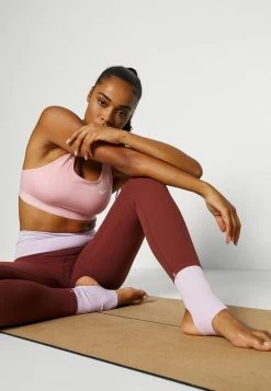 Nike Performance LUXE 7/8 - Leggings - Oxen Brown/doll/grey Fog -Nike Performance store 03150e4466ec4360923b750fc91943b5