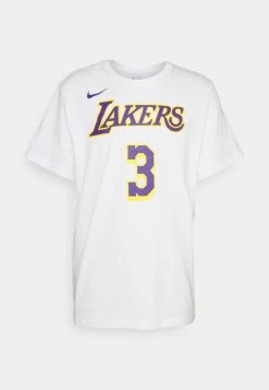 Nike Performance NBA LOS ANGELES LAKERS NAME AND NUMBER TEE - Club Wear - White -Nike Performance store 0333ff308c284c78ba444dbf75e04869