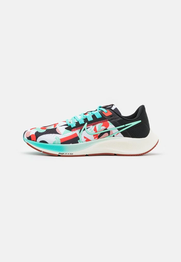 Nike Performance AIR ZOOM PEGASUS 38 - Neutral Running Shoes - White/green Glow/aurora Green/black 1 Nike Performance AIR ZOOM PEGASUS 38 - Neutral Running Shoes - White/green Glow/aurora Green/black