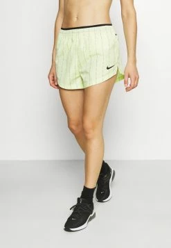 Nike Performance TEMPO SHORT - Sports Shorts - Lime Ice/black