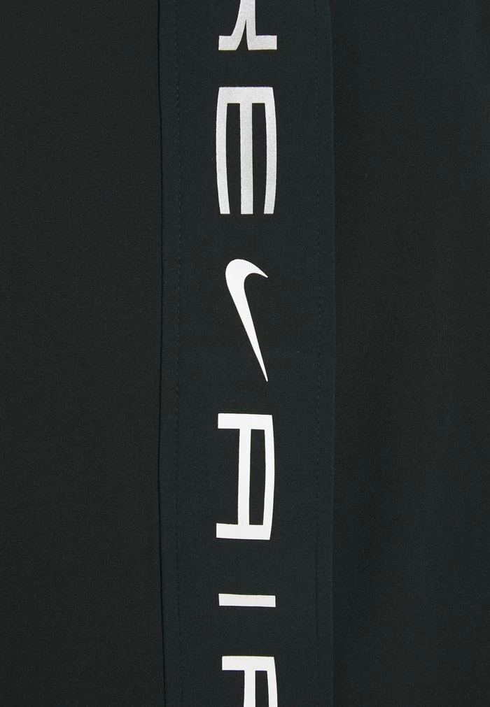 Nike Performance AIR PLUS - Running Jacket - Black/white/silver 3 Nike Performance AIR PLUS - Running Jacket - Black/white/silver - Image 3