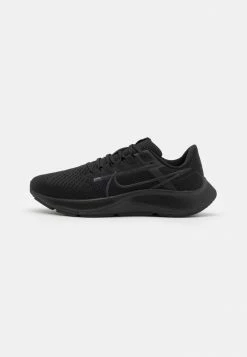 Nike Performance AIR ZOOM PEGASUS 38 - Neutral Running Shoes - Black/anthracite/volt