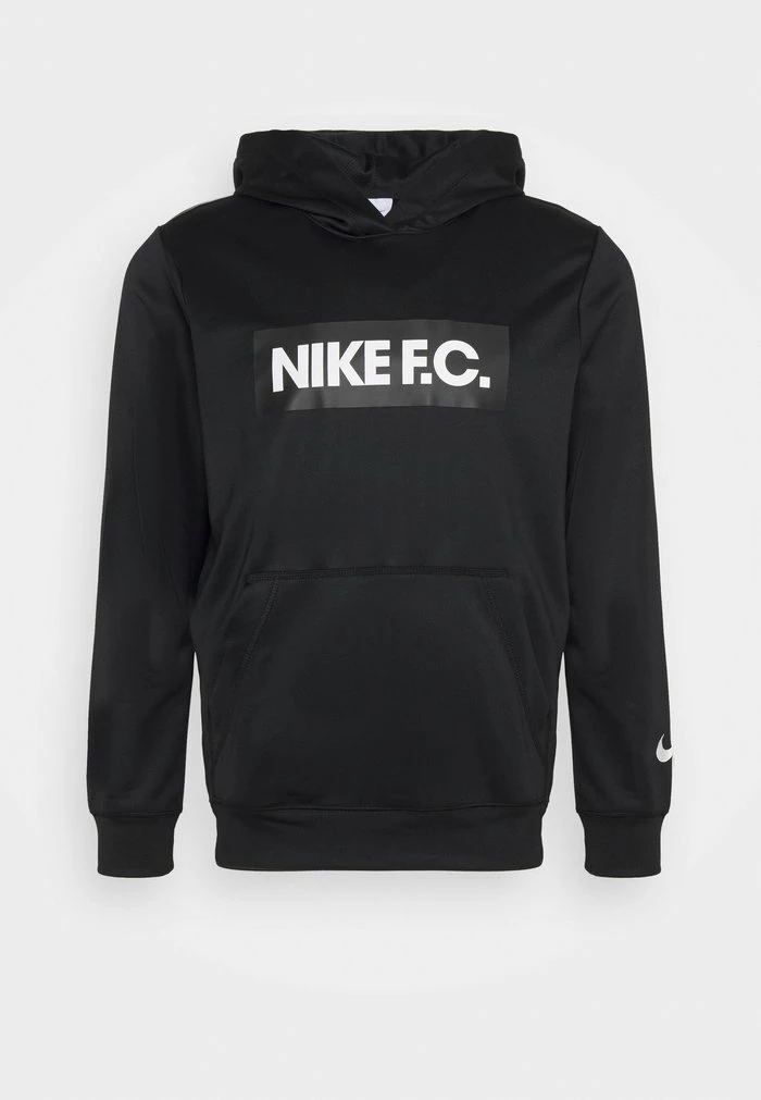 Nike Performance FC LIBERO HOODIE - Hoodie - Black/white 1 Nike Performance FC LIBERO HOODIE - Hoodie - Black/white