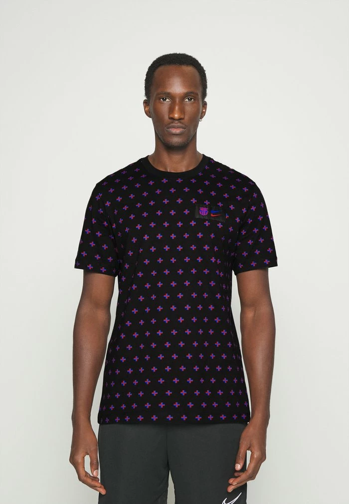 Nike Performance FC BARCELONA VOICE TEE - Club Wear - Black 1 Nike Performance FC BARCELONA VOICE TEE - Club Wear - Black