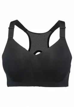 Nike Performance RIVAL PLUS SIZE BRA - Sports Bra - Black/white
