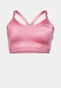 Nike Performance INDYSHINE BRA PLUS - Medium Support Sports Bra - Desert Berry
