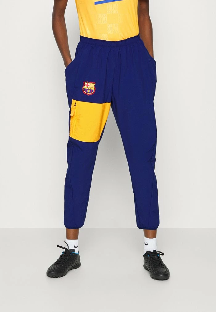 Nike Performance FC BARCELONA PANT - Club Wear - Blue Void/vivid Orange/black 1 Nike Performance FC BARCELONA PANT - Club Wear - Blue Void/vivid Orange/black