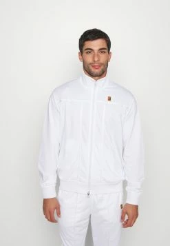 Nike Performance COURT HERITAGE JACKET - Fleece Jacket - White