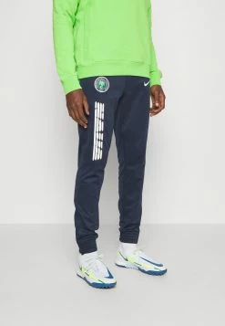 Nike Performance NIGERIA TRAVEL PANT - National Team Wear - Obsidian/pine Green/white