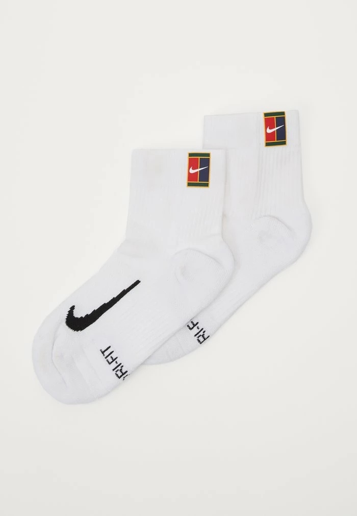 Nike Performance COURT MULTIPLIER MAX 2 PACK - Sports Socks - White 1 Nike Performance COURT MULTIPLIER MAX 2 PACK - Sports Socks - White