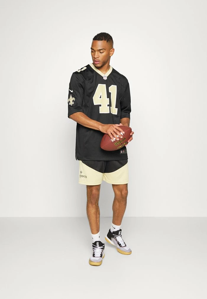 Nike Performance NFL NEW ORLEANS GAME TEAM COLOUR PLAYER KAMARA - Club Wear - Black 2 Nike Performance NFL NEW ORLEANS GAME TEAM COLOUR PLAYER KAMARA - Club Wear - Black - Image 2