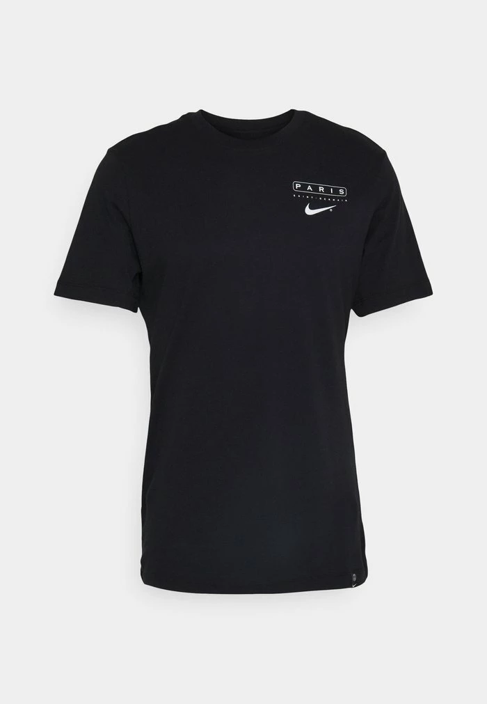 Nike Performance PARIS ST GERMAIN TEE - Club Wear - Black 4 Nike Performance PARIS ST GERMAIN TEE - Club Wear - Black - Image 4