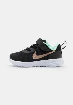 Nike Performance REVOLUTION 6 NN TDV UNISEX - Neutral Running Shoes - Black/metallic Red Bronze/mint Foam/canyon Purple