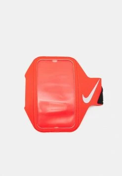 Nike Performance LEAN ARM BAND UNISEX - Other Accessories - Bright Crimson/black/silver