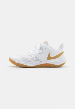 Nike Performance HYPERSPEED COURT UNISEX - Handball Shoes - White/gold