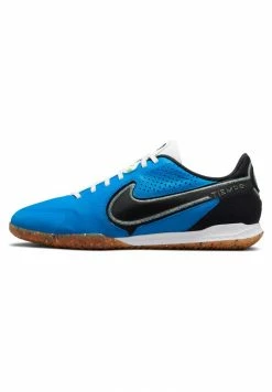 Nike Performance TIEMPO REACT LEGEND 9 PRO IC - Indoor Football Boots - Lt Photo Blue/black-lime Glow