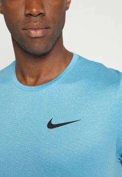 Nike Performance DRY - Sports T-shirt - Light Photo Blue/blue Chill Heather/black -Nike Performance store 08e16b52956845e49e363b30268c4a03