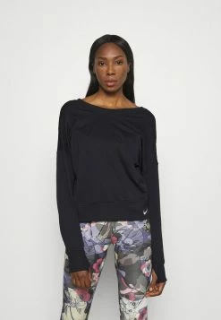 Nike Performance ELEMENT CREW - Sweatshirt - Black/silver