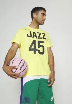 Nike Performance NBA DONOVAN MITCHELL UTAH JAZZ NAME & NUMBER TEE - Club Wear - Yellow Strike -Nike Performance store 096fa6a43fad4865abe7431bb5a03436