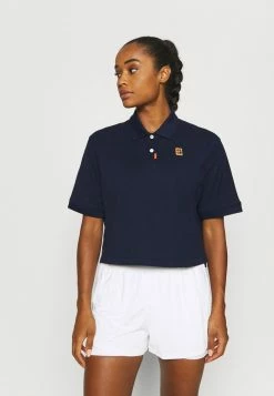 Nike Performance THE 2.0 HERITAGE - Polo Shirt - Obsidian/brilliant Orange