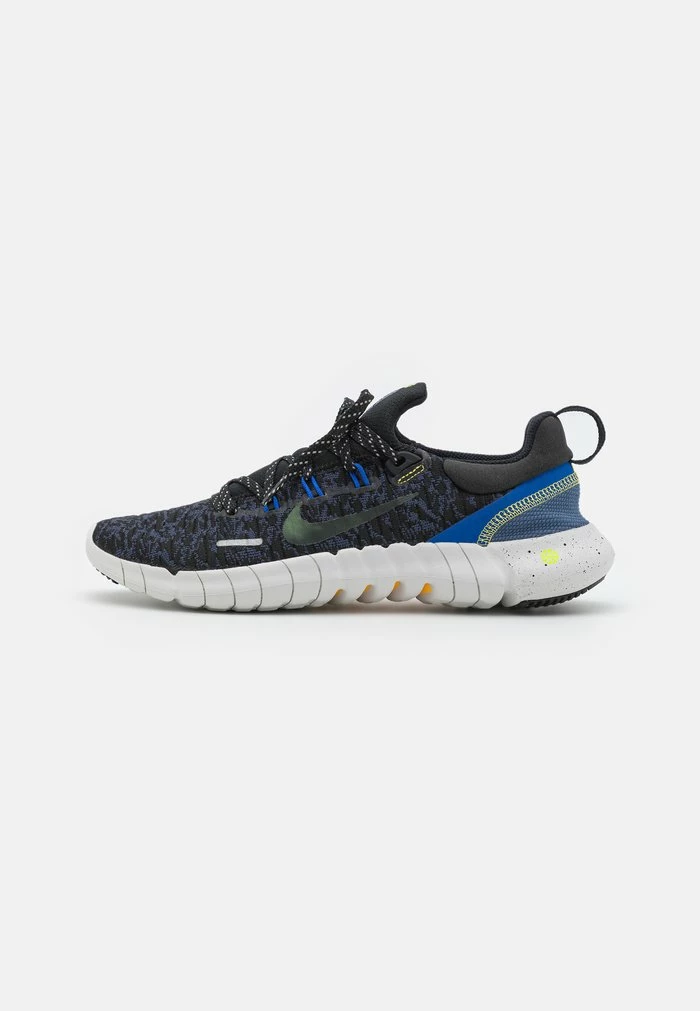 Nike Performance FREE RN 5.0 NEXT NATURE HD - Neutral Running Shoes - Black/multi-coloured/hyper Royal/thunder Blue/citron Pulse/diffused Blue 1 Nike Performance FREE RN 5.0 NEXT NATURE HD - Neutral Running Shoes - Black/multi-coloured/hyper Royal/thunder Blue/citron Pulse/diffused Blue