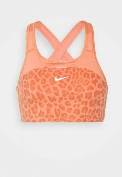 Nike Performance BRA - Medium Support Sports Bra - Madder Root/madder Root/white -Nike Performance store 0a474dd6a6df41caba68d312487a0a3e