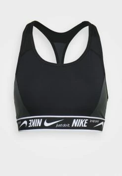 Nike Performance LOGO BRA - Medium Support Sports Bra - Black/white -Nike Performance store 0a4affbba04e4c9da4df0b95d4875e0e