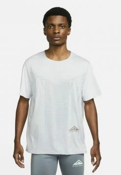 Nike Performance TRAIL RISE 365 - Sports T-shirt - Football Grey Ironstone