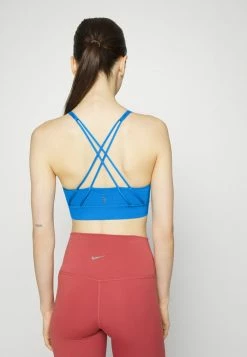 Nike Performance LUXE BRA - Medium Support Sports Bra - Coast/iron Grey -Nike Performance store 0a7057cf0570425c8b96b919a6d1393e