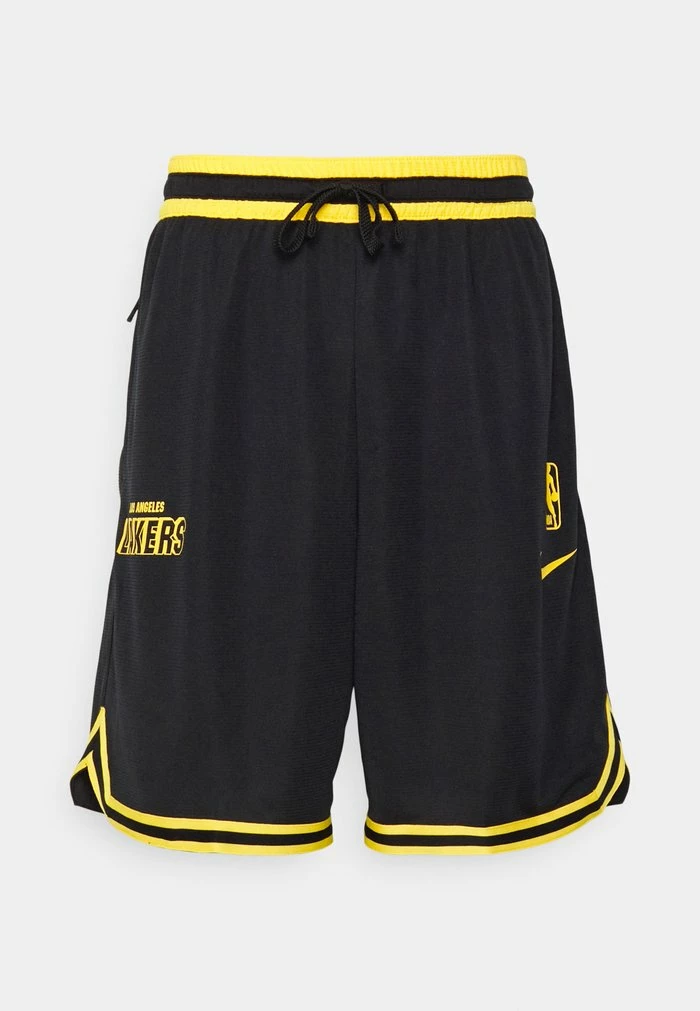 Nike Performance NBA LOS ANGELES LAKERS DNA SHORT - Sports Shorts - Black/amarillo 6 Nike Performance NBA LOS ANGELES LAKERS DNA SHORT - Sports Shorts - Black/amarillo - Image 6