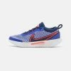 Nike Performance COURT ZOOM PRO - Multicourt Tennis Shoes - Lapis/bright Crimson/midnight Navy