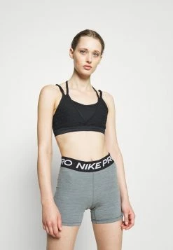 Nike Performance INDY BRA - Light Support Sports Bra - Black/sail