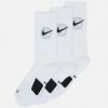 Nike Performance BASKETBALL SOCKS 3 PACK - Sports Socks - White/black