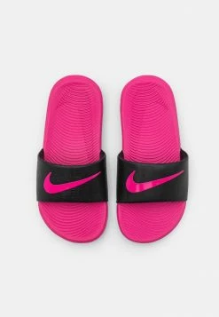 Nike Performance KAWA SLIDE - Pool Slides - Black/vivid Pink -Nike Performance store 0ba5877edac14ab98186ba5f68373b78