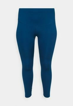 Nike Performance ONE PLUS - Leggings - Valerian Blue/white