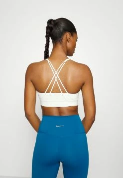 Nike Performance LUXE BRA - Medium Support Sports Bra - Summit White/platinum Tint -Nike Performance store 0c42502e0c304e0faf2df2f388c8f8c7