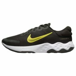 Nike Performance RENEW RIDE 3 - Neutral Running Shoes - Sequoia/yellow Strike-alligator-glacier Blue-white