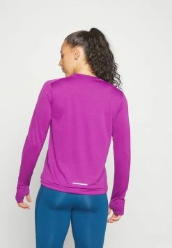 Nike Performance PACER CREW - Sweatshirt - Viotech/silver -Nike Performance store 0c9bde50b7274122b84240bc7f69c9a7
