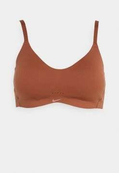 Nike Performance ALATE MINIMALIST BRA - Light Support Sports Bra - Red Bark/cacaowow -Nike Performance store 0ca1d824c84547ff9ae403bc7dc469db